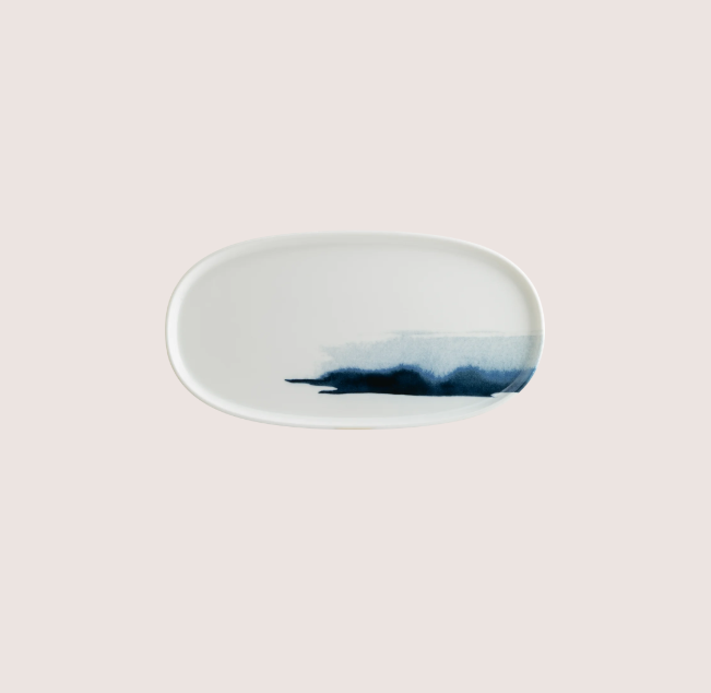 Blue Wave Hygge 25Cm  Oval Tabak