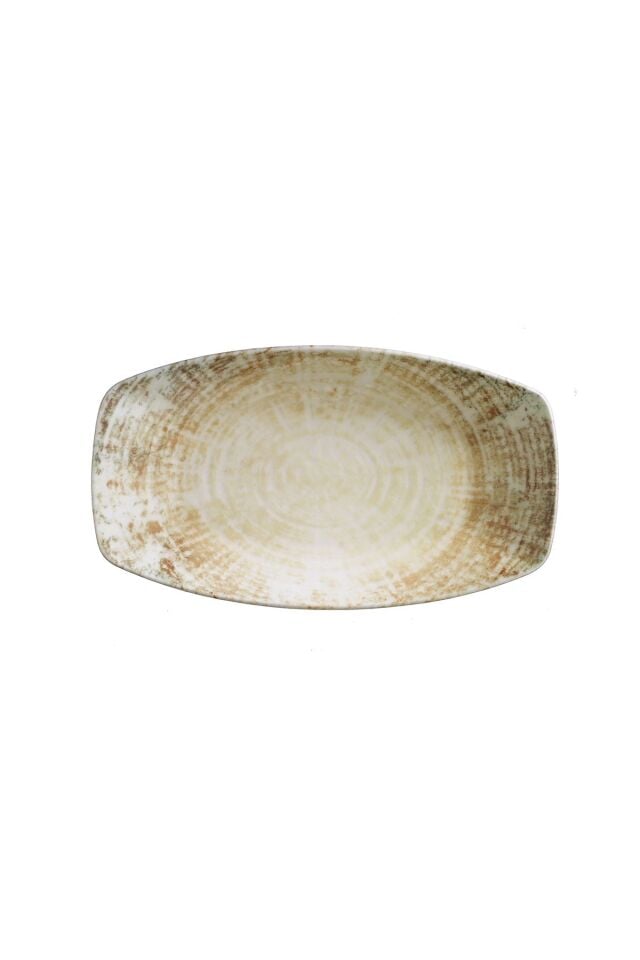 Bone Bohem Cinnamon Kayık Tabak 16 Cm