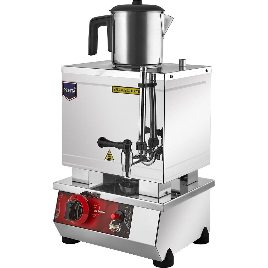 Remta 15 Model Tek Demlikli Gazlı (CE) Pleytsiz Çay Ocağı 14 lt