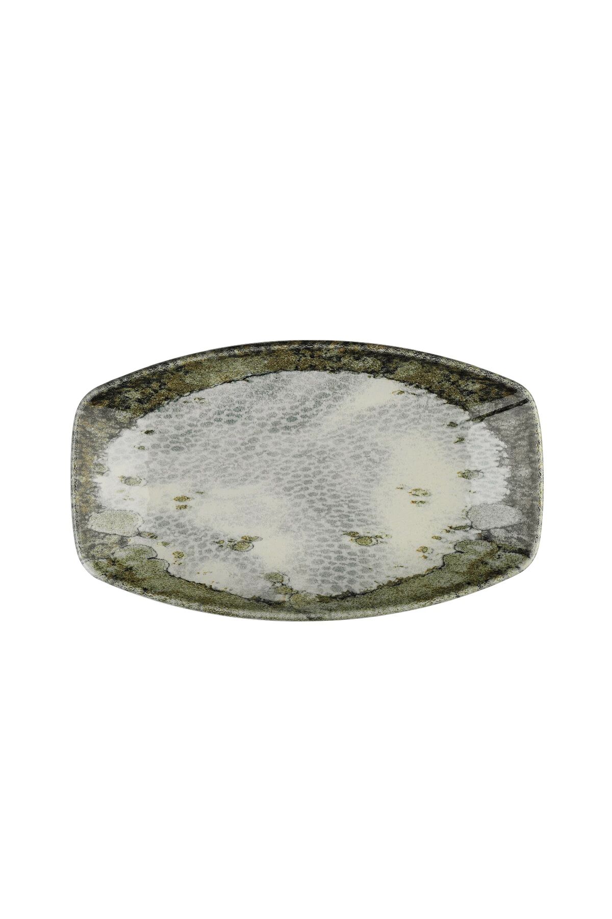 Bone Bohem Landscape Kayık Tabak 19 Cm