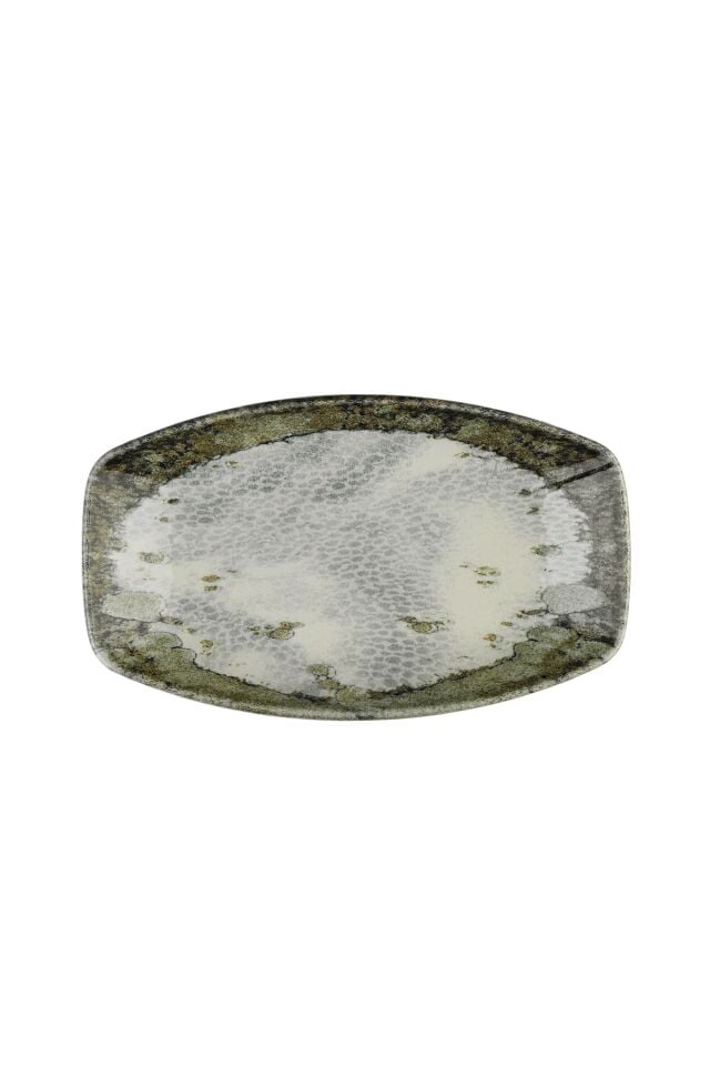 Bone Bohem Landscape Kayık Tabak 19 Cm