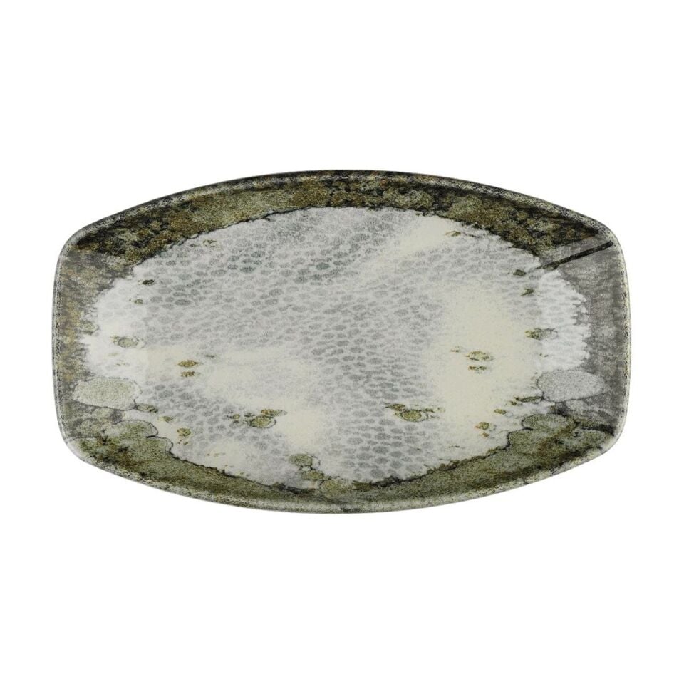 Bone Bohem Landscape Kayık Tabak 19 Cm