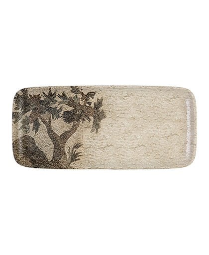 Wise Quadro Dikdörtgen Tabak 22 cm (22 * 10)