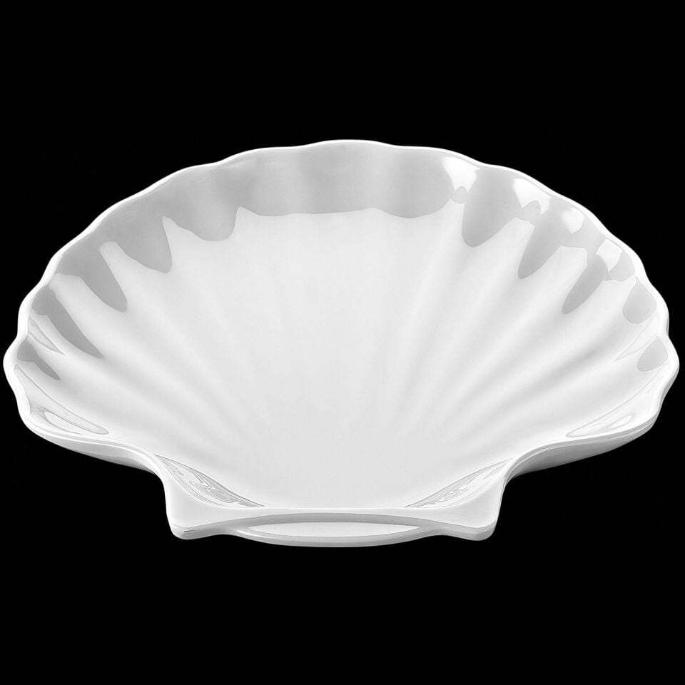 Açık Büfe İstiridye Sunum Tabağı 25*23 Cm (5 Adet)