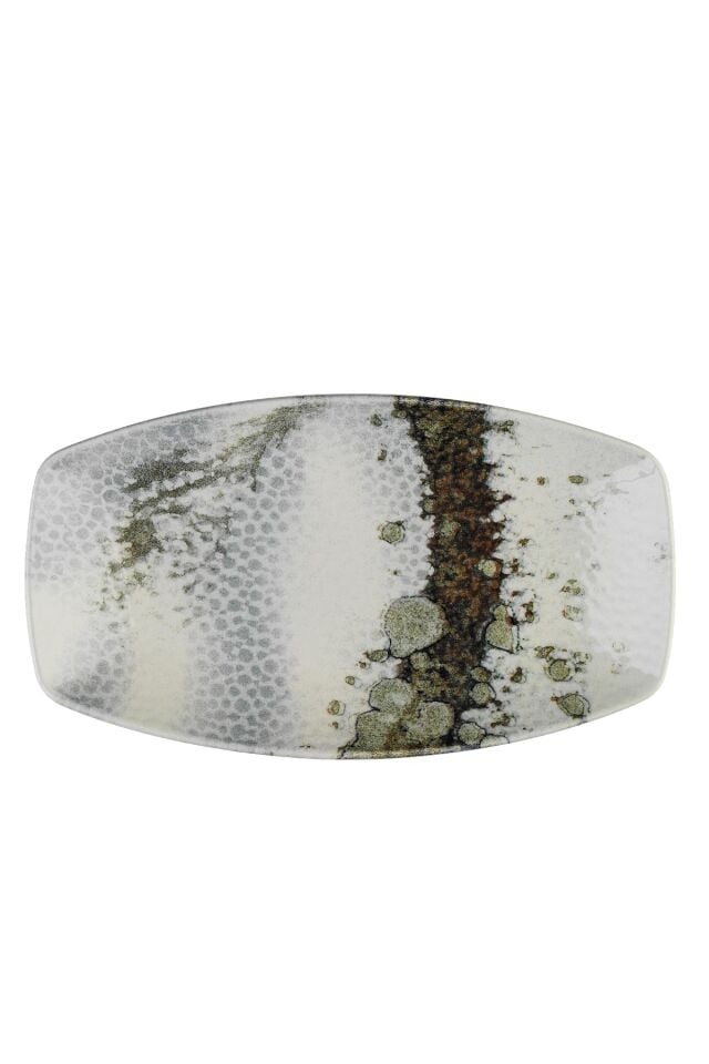Bone Bohem Landscape Kayık Tabak 27 Cm