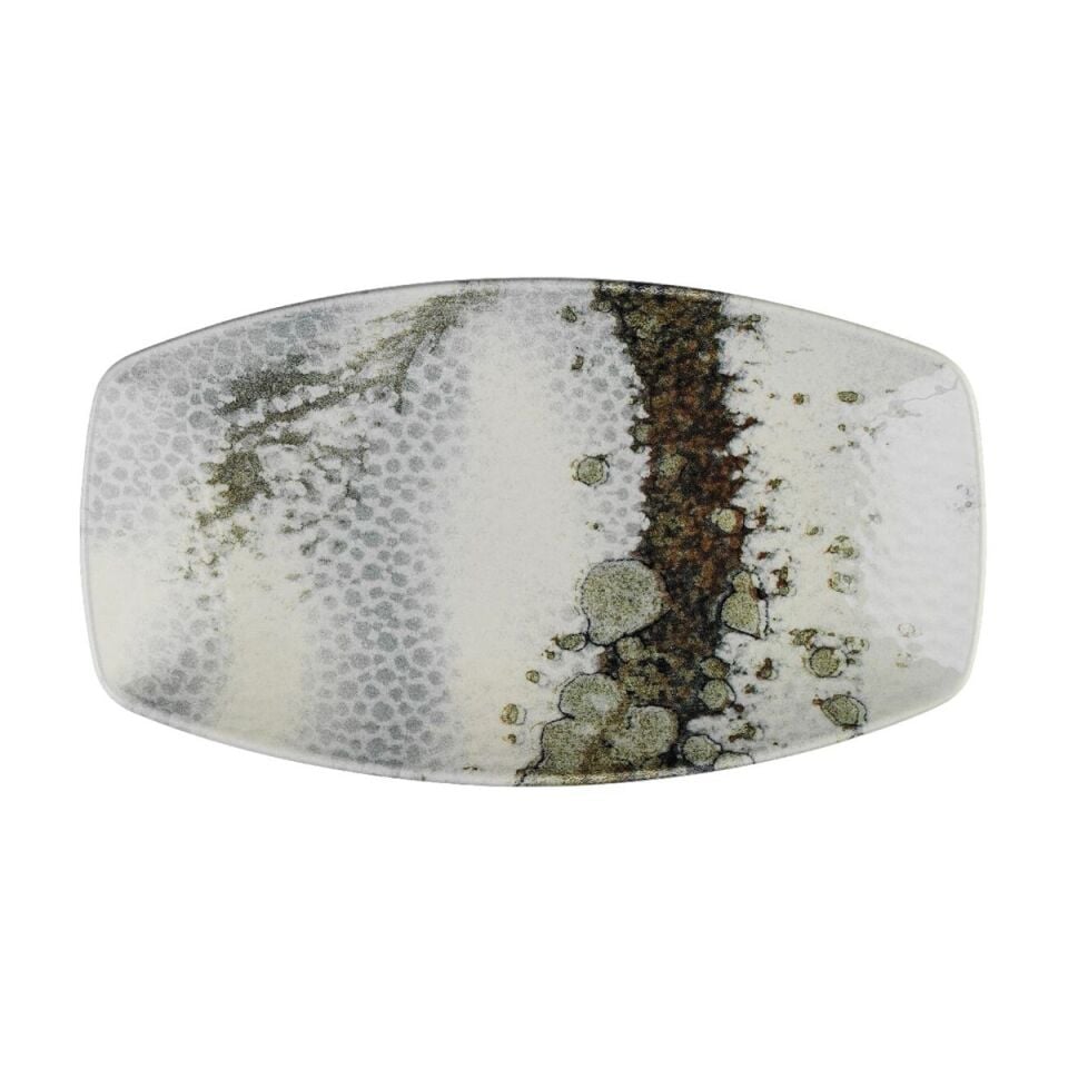 Bone Bohem Landscape Kayık Tabak 27 Cm
