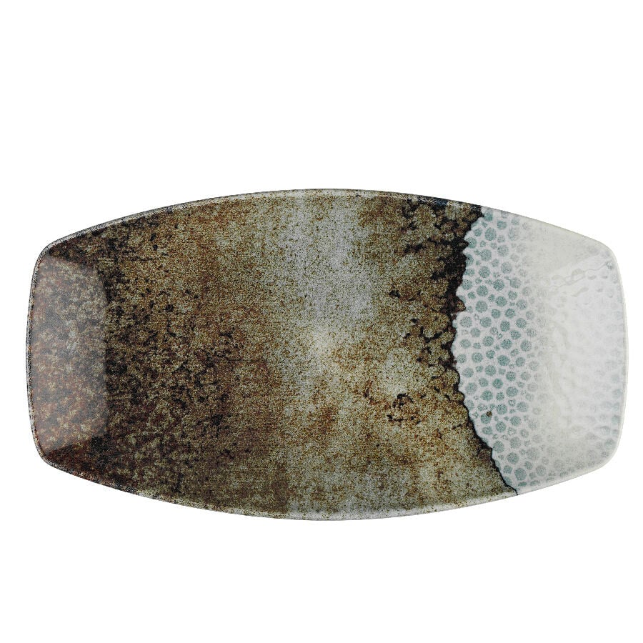 Bone Bohem Landscape Kayık Tabak 33 Cm