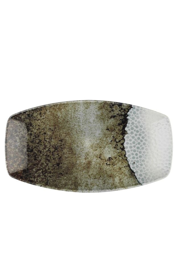 Bone Bohem Landscape Kayık Tabak 33 Cm