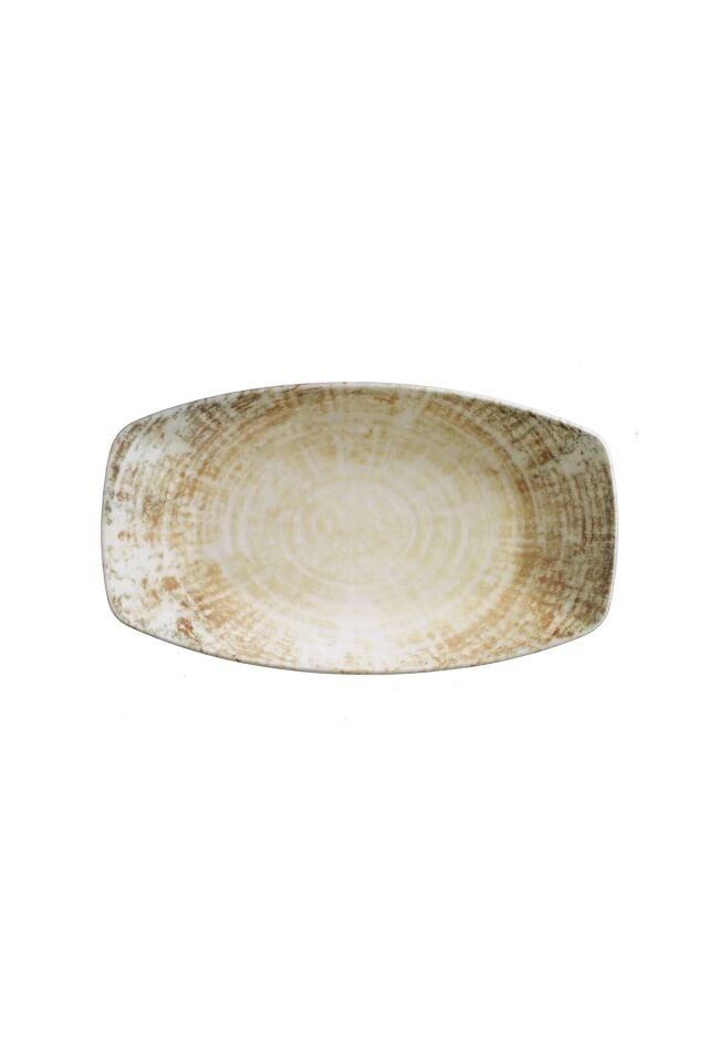 Bone Bohem Cinnamon Kayık Tabak 36 Cm