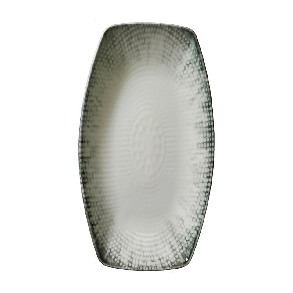 Bone Bohem Iceberg Kayık Tabak 36 Cm