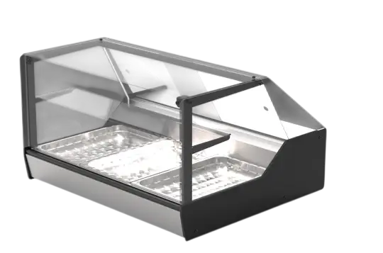 Set Üstü Soğuk Teşhir Ünitesi 1/1*3 Gn- Yüksek Düz Camlı