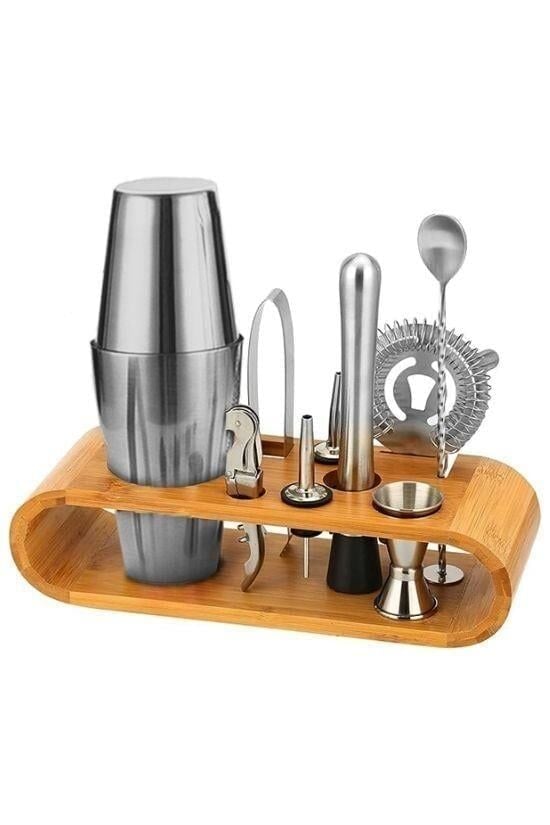 Vosco Ahşap Standlı Shaker Seti