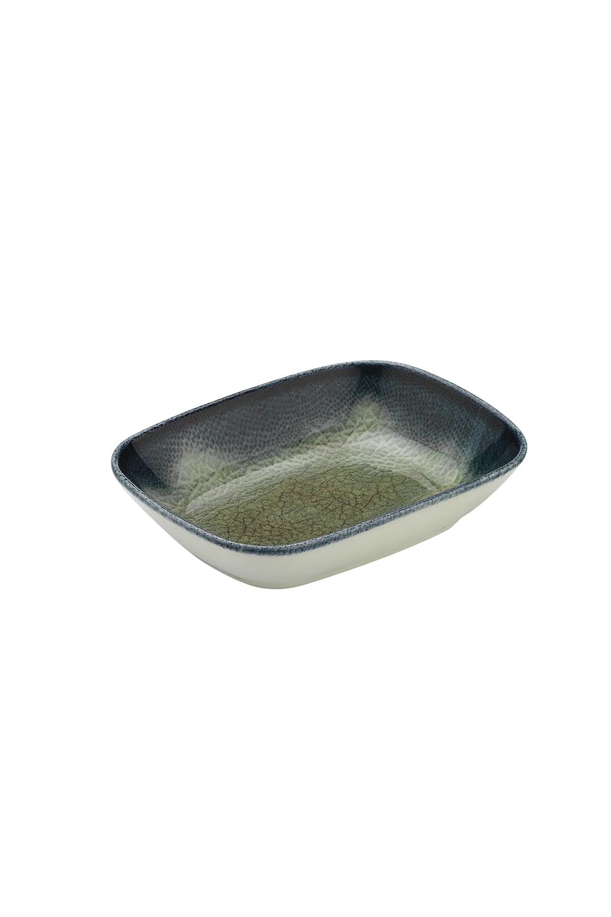 Bone Ent. Otel Krem Kare Kayık Tabak 14 Cm