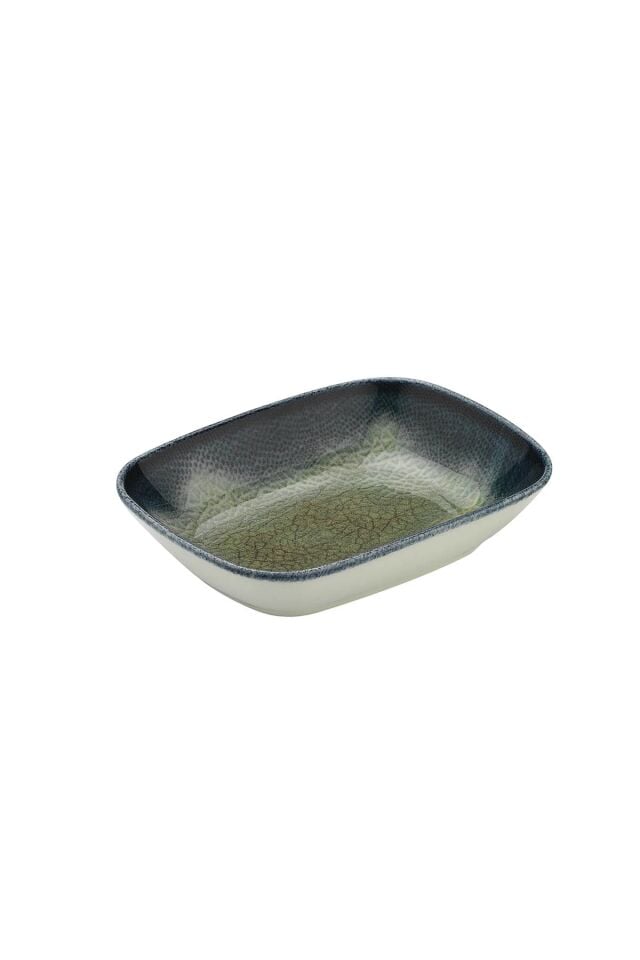 Bone Ent. Otel Krem Kare Kayık Tabak 14 Cm