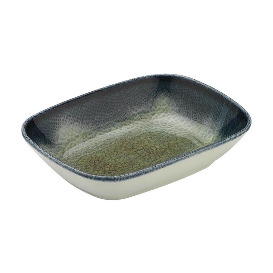 Bone Ent. Otel Krem Kare Kayık Tabak 14 Cm