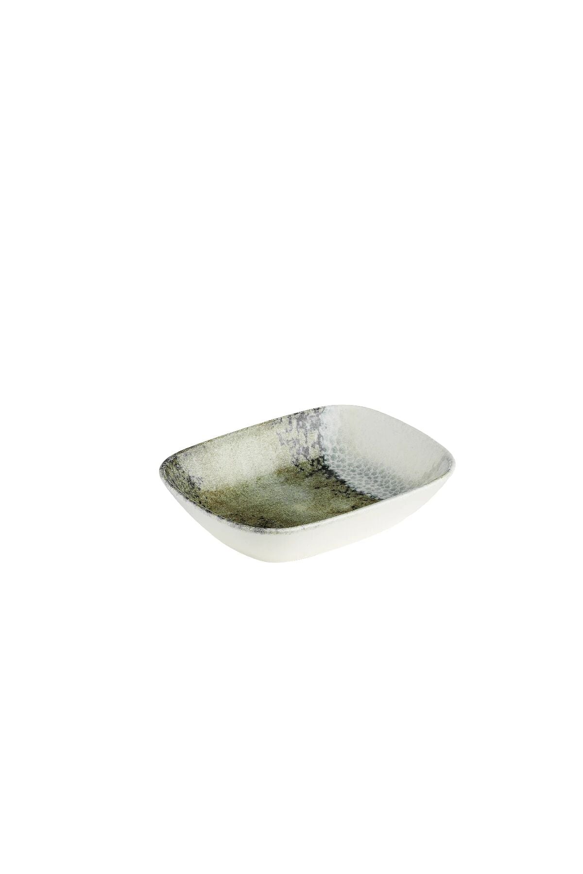 Bone Ent. Otel Krem Kare Kayık Tabak 14 Cm