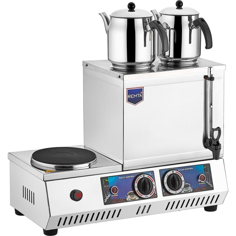 Remta 20 Model Çift Demlikli Elektrikli Çay Ocağı 14 lt - K31(A)
