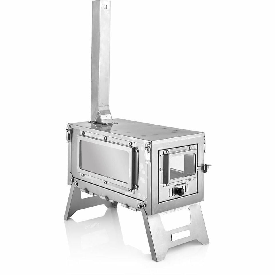 Remta Paslanmaz Çelik Mini Katlanır Kamp Sobası