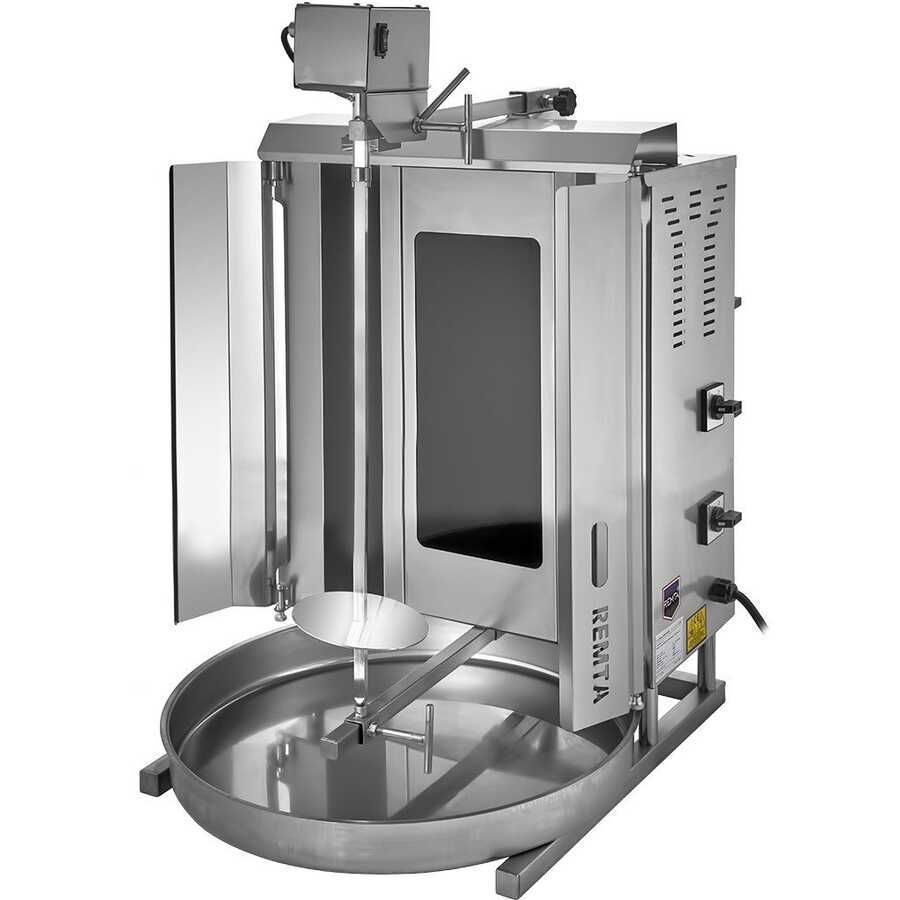 Remta Elektrikli Üstten Motorlu Döner Ocağı (İki Radyanlı)