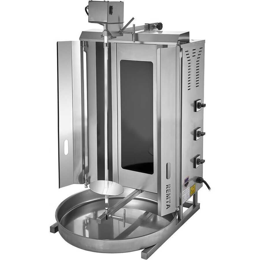 Remta Elektrikli Üstten Motorlu Döner Ocağı (Üç Radyanlı)