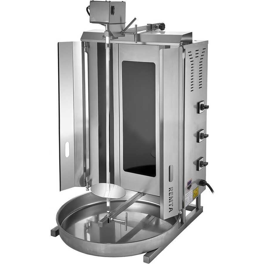 Remta Elektrikli Üstten Motorlu Döner Ocağı (Üç Radyanlı)