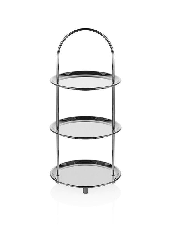 Çelik Üç Katlı Sepet İkramlık