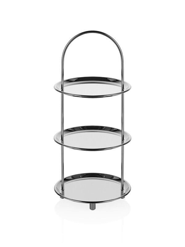 Çelik Üç Katlı Sepet İkramlık