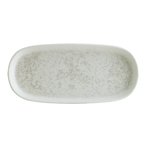 Lunar Beyaz Hygge Oval Tabak 21 Cm