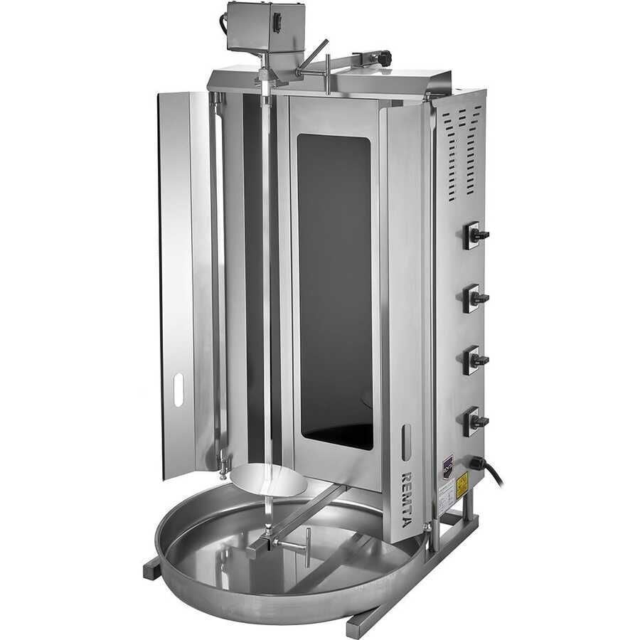 Remta Elektrikli Üstten Motorlu Döner Ocağı (Dört Radyanlı)