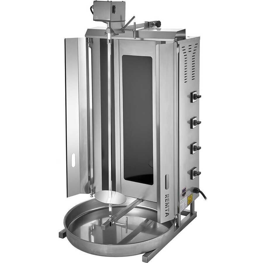 Remta Elektrikli Üstten Motorlu Döner Ocağı (Dört Radyanlı)