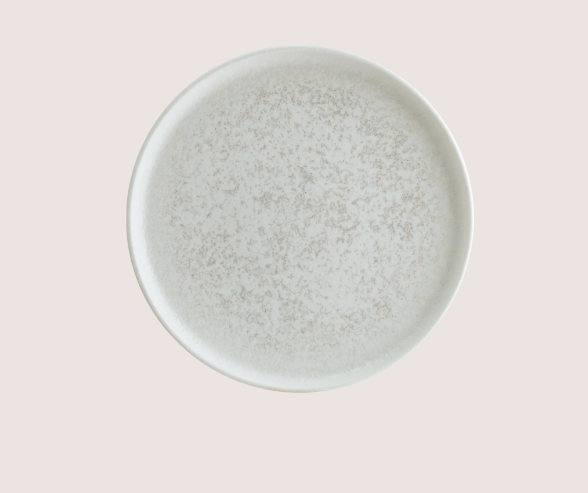 Lunar Beyaz Hygge Düz Tabak 28 Cm