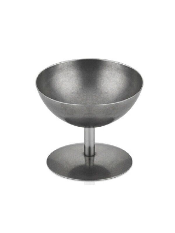 Çelik Eskitme Ayaklı Dondurmalık 10 Cm