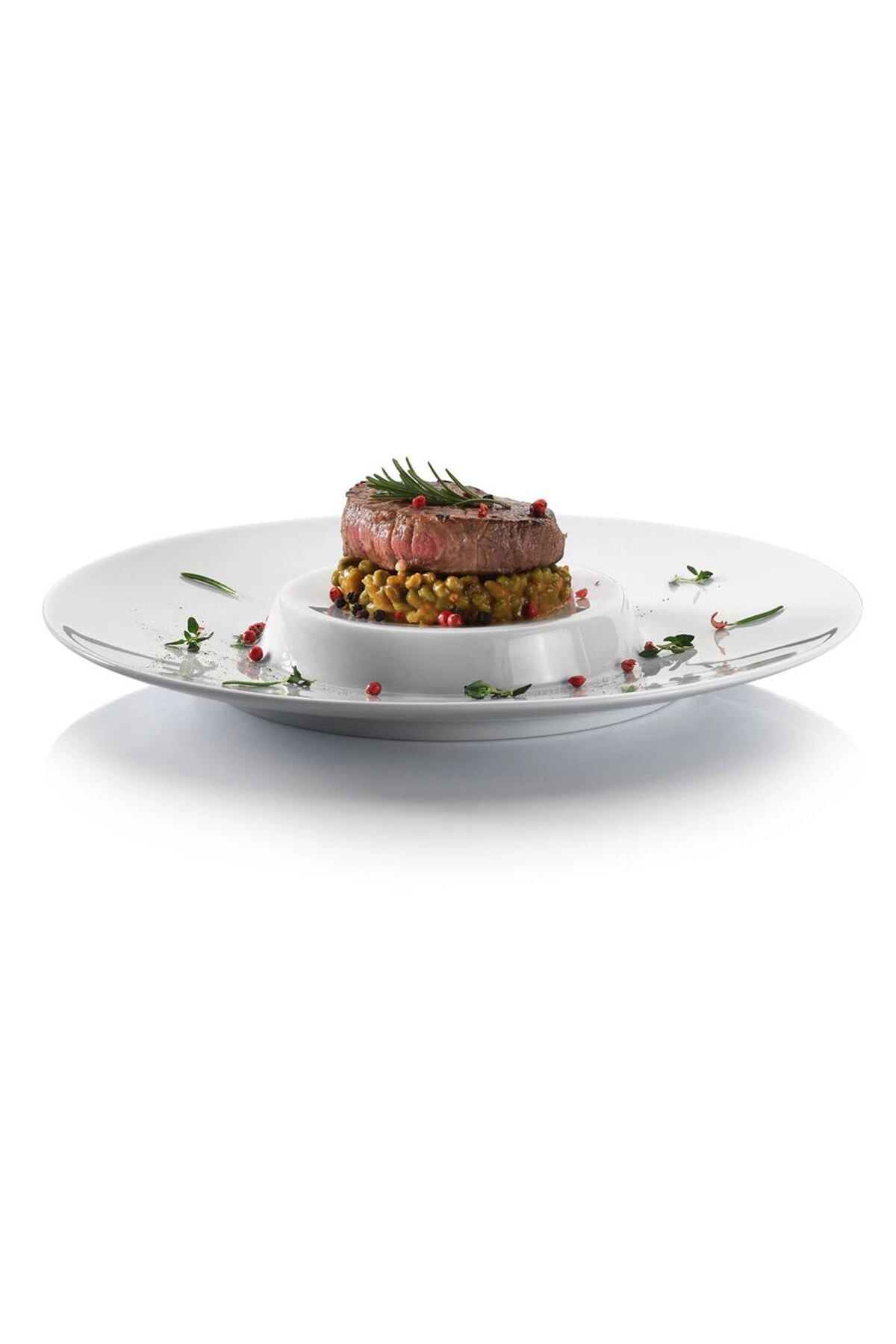 Plano Dekorsuz Düz Sunum Tabağı 34 Cm