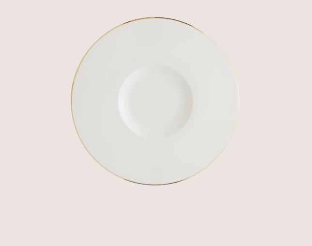 Gold Line Neat Düz Tabak 30 Cm