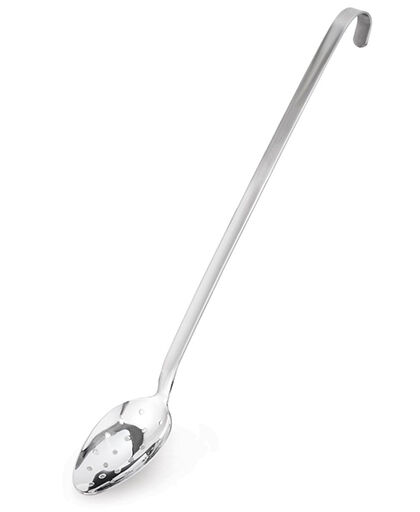 Sanayi Tipi Puntalı, Delikli Servis Kaşığı 35 Cm