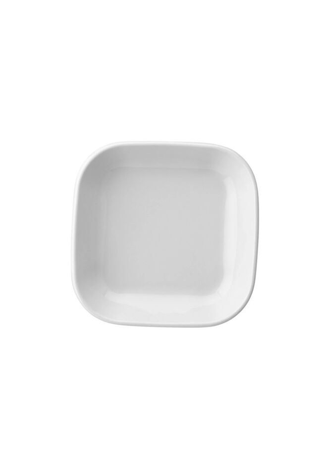 Quadro Dekorsuz Meze Tabağı 8*8 Cm