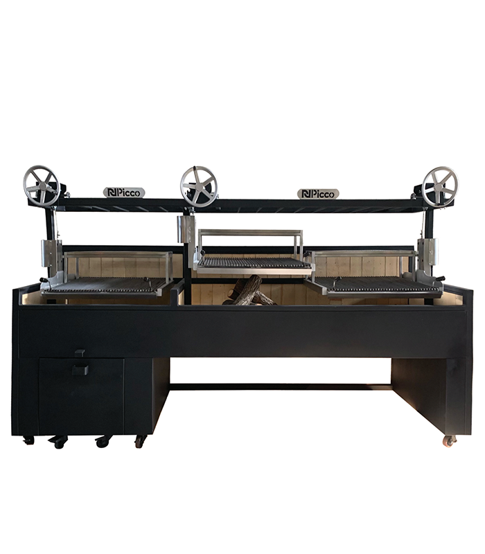 Npicco Atlanta Buzdolabı Hazneli Asansörlü Mangal