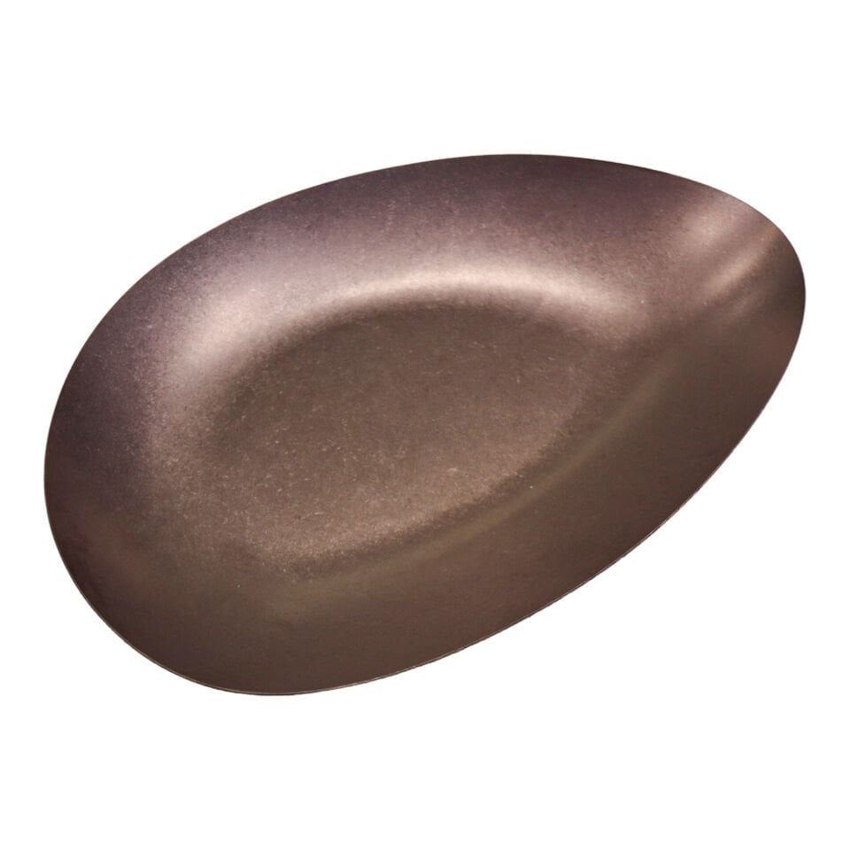 Açık Büfe Retro Sunum Tabağı Bakır 30*20 Cm