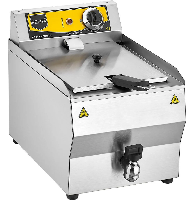 Remta Elektrikli Fritöz 8 Litre (Tahliye Musluklu)
