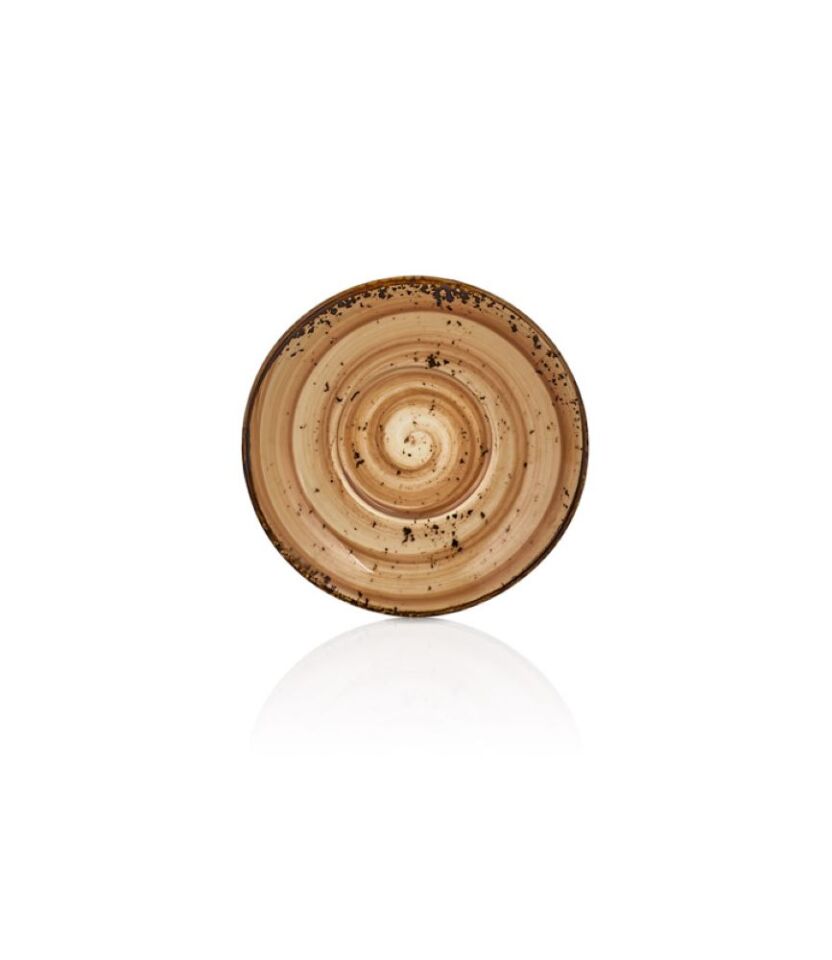 Vintage Zest 01 Kahve Tabak 12 Cm