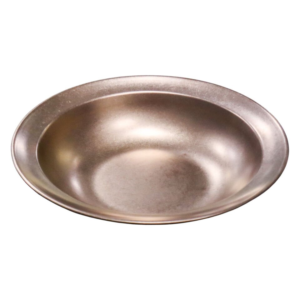 Açık Büfe Retro Sunum Tabağı Bakır 30*6 Cm