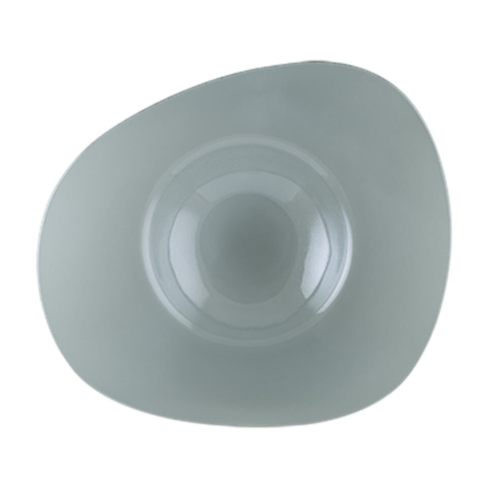 Glass Vao Çukur Tabak 27*32 Cm