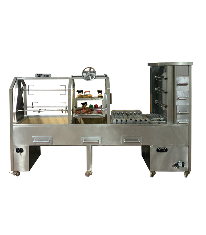 Npicco Dallas Otomatik Çevirmeli Mangal