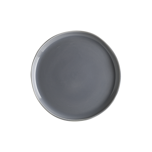 Gris Cras Düz Tabak 21 Cm