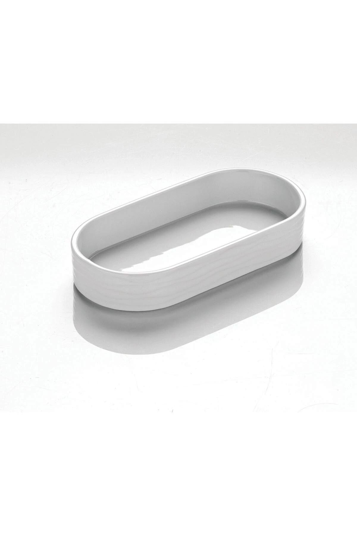 Sea Wave Dekorsuz Oval Kase 12 Cm