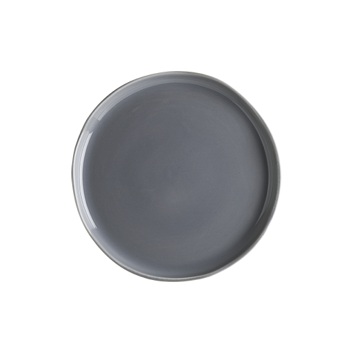 Gris Cras Düz Tabak 25 Cm