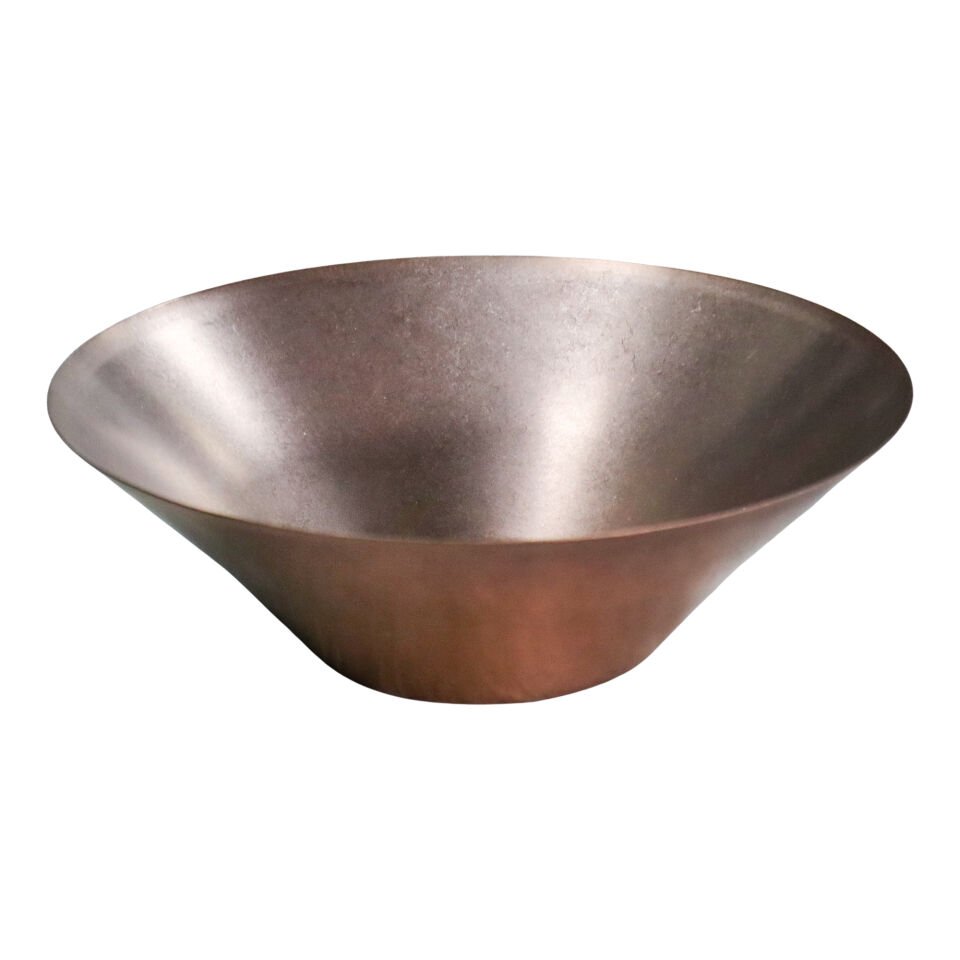 Açık Büfe Retro Sunum Tabağı Bakır 28*10 Cm