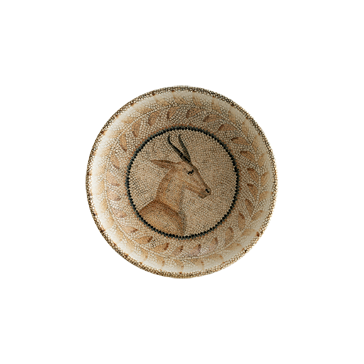 Mezopotamya Geyik Desenli Hygge Kase 14 Cm