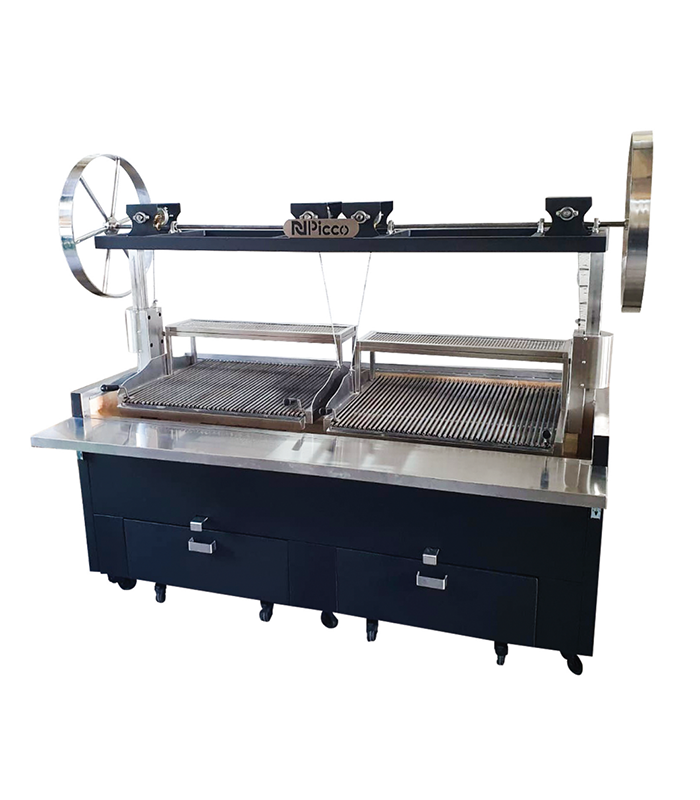 Npicco Asado Çift Asansörlü Mangal