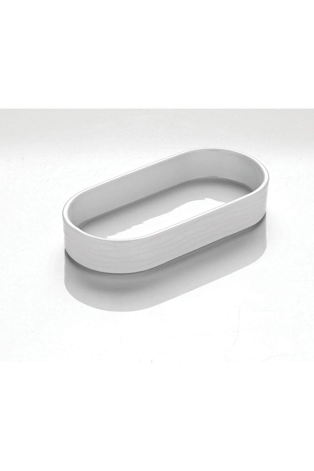 Sea Wave Dekorsuz Oval Kase 16 Cm
